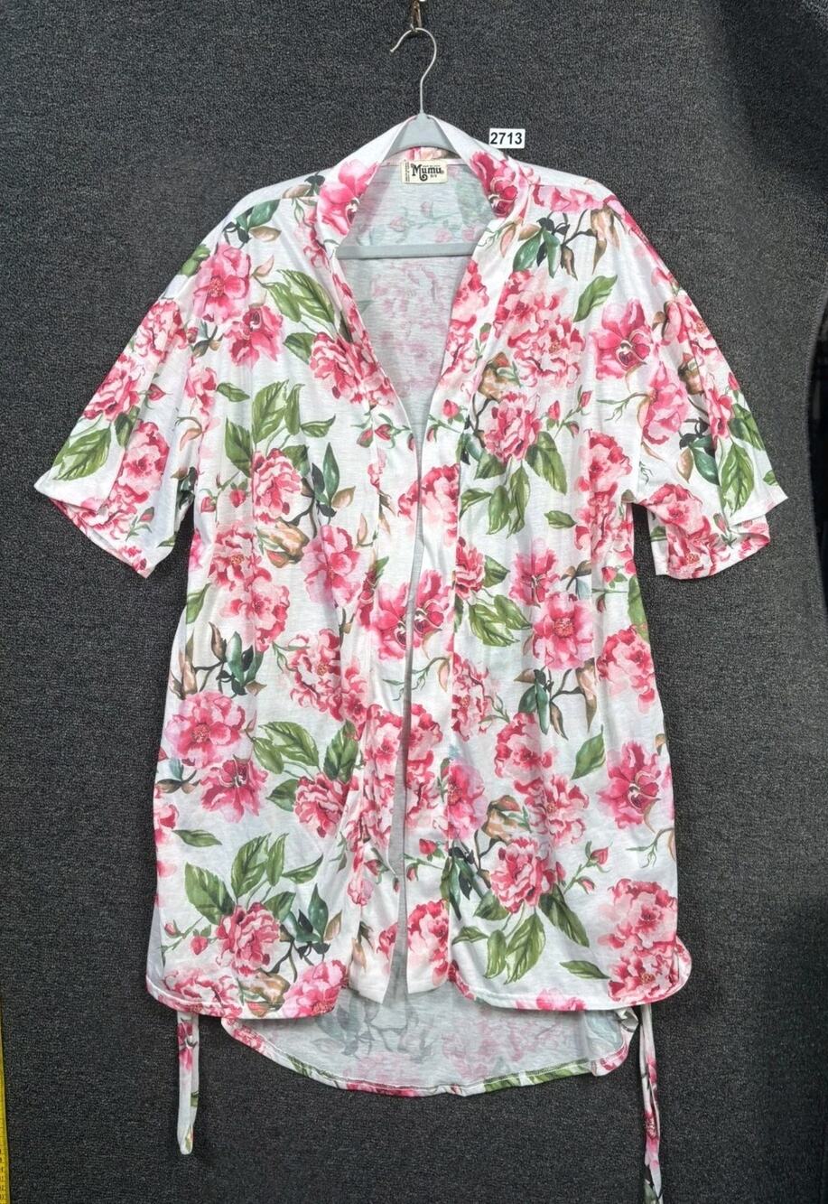 Show Me Your Mumu Robe Womens O/S Brie Kimono Garden of Blooms Tropical Floral